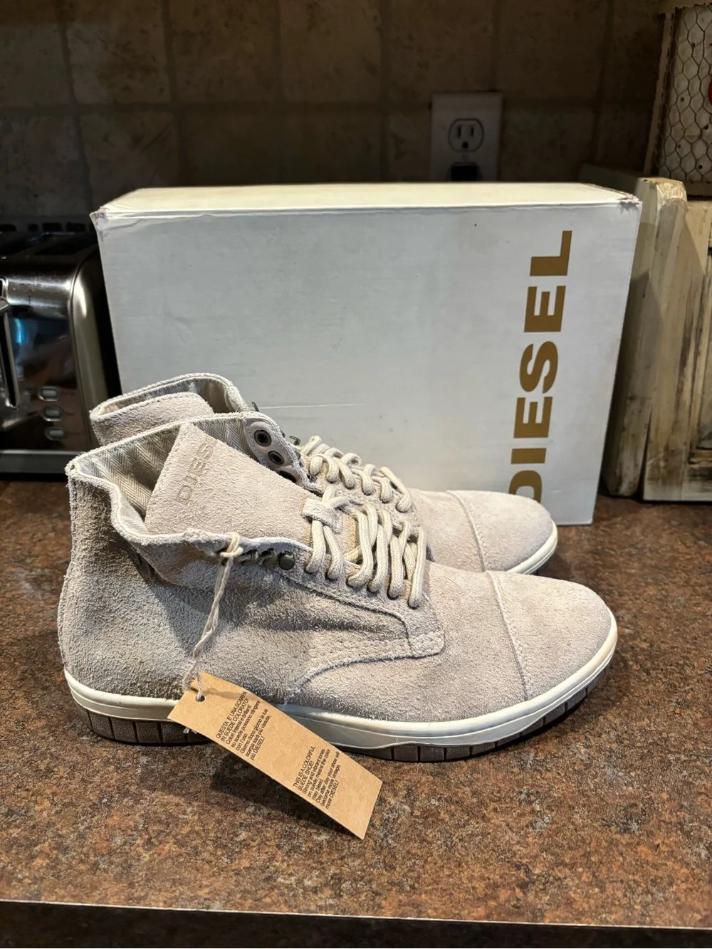 Diesel Men’s Suede Chukka Boots